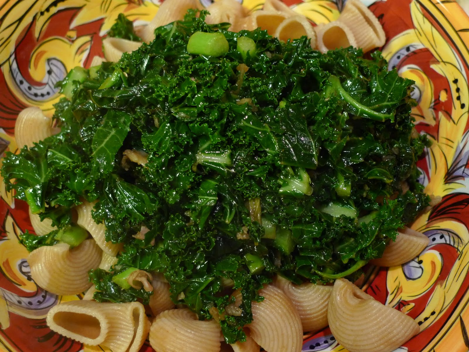 Kale with Pomegranate Molasses and Cumin